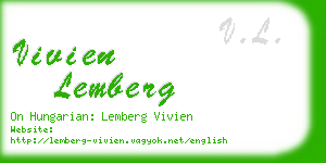 vivien lemberg business card